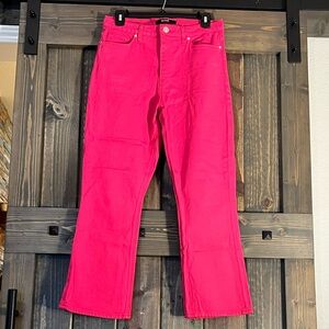 Hudson Hot Pink 25” inseam jeans